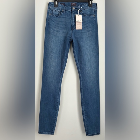 NYDJ Denim - NYDJ Women's Ami Skinny Long Jeans in Amour Medium Blue Wash, Size 8 Long